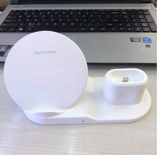 Wireless Charger for Phones, Watches, and Earbuds